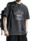 Stone wash oversized tee outfit