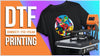 Custom DTF printed T shirt