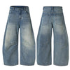 Custom barrel leg jeans