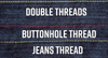Jeans thread design detail