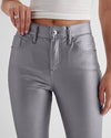 Custom coated denim jeans