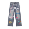 Custom printed denim