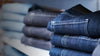 Different washed denim colours