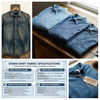 Denim shirt fabric and construction