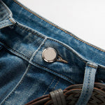 Risen Jeans Pearl-Frog Embroidered Wide-Leg Jeans