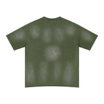 Raw Hem Painted Baggy T Shirt 8.55oz