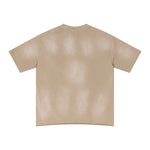 Raw Hem Painted Baggy T Shirt 8.55oz