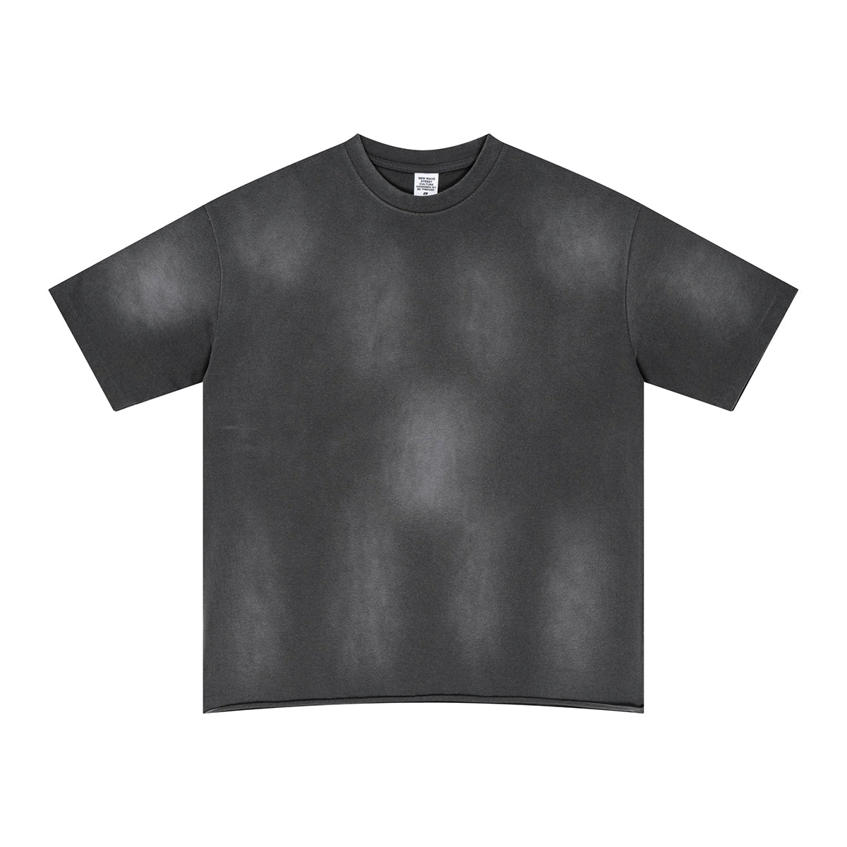 Raw Hem Painted Baggy T Shirt 8.55oz
