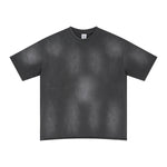 Raw Hem Painted Baggy T Shirt 8.55oz