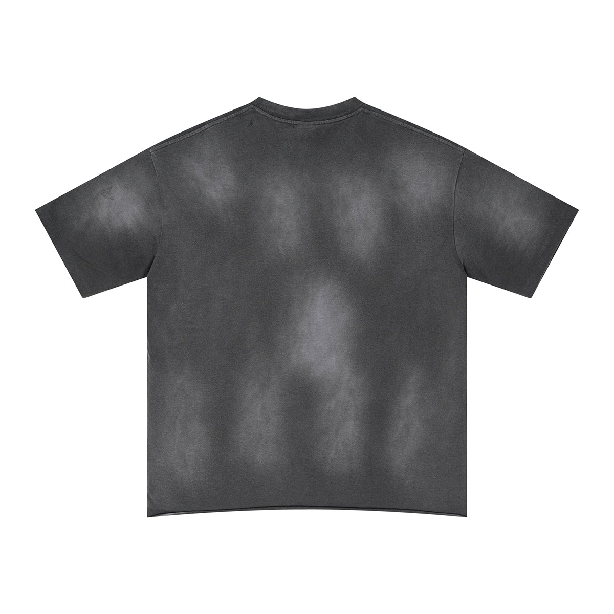Raw Hem Painted Baggy T Shirt 8.55oz