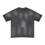 Raw Hem Painted Baggy T Shirt 8.55oz
