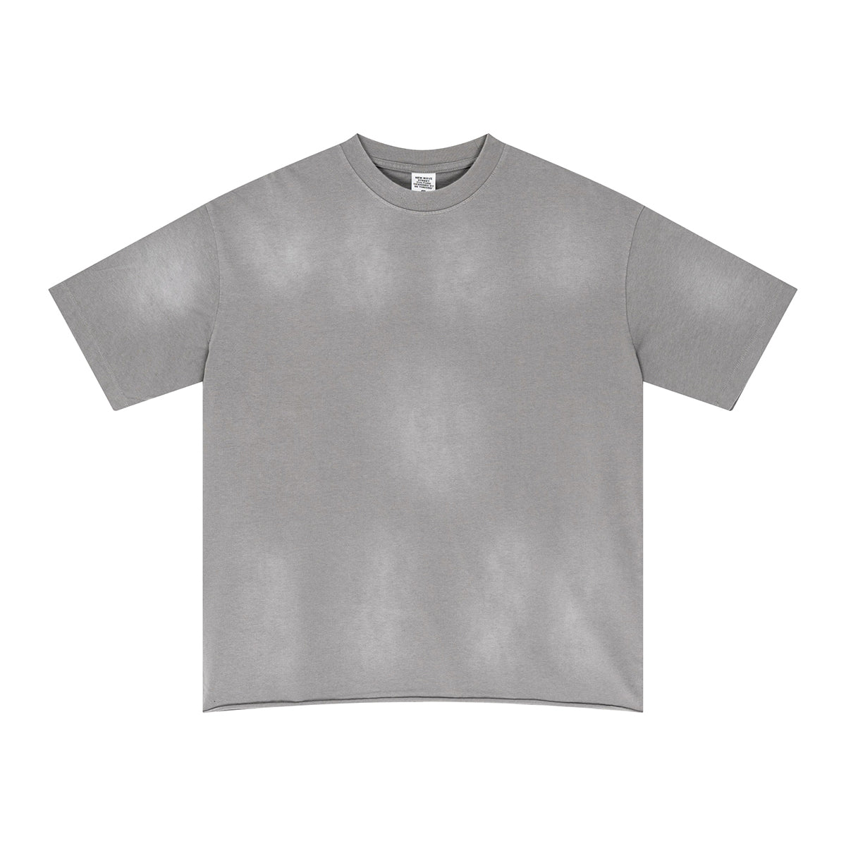 Raw Hem Painted Baggy T Shirt 8.55oz