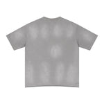 Raw Hem Painted Baggy T Shirt 8.55oz