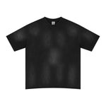 Raw Hem Painted Baggy T Shirt 8.55oz