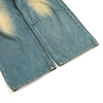 Muddy WashedVintage Washed Pleated Knee Jeans