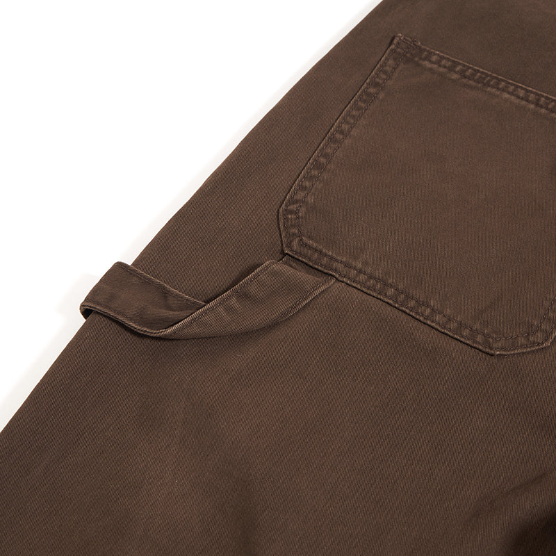 Loose Fit Front Seam Pleated Pants