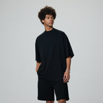 Solid Color Crew Neck Baggy Tee 6.9oz