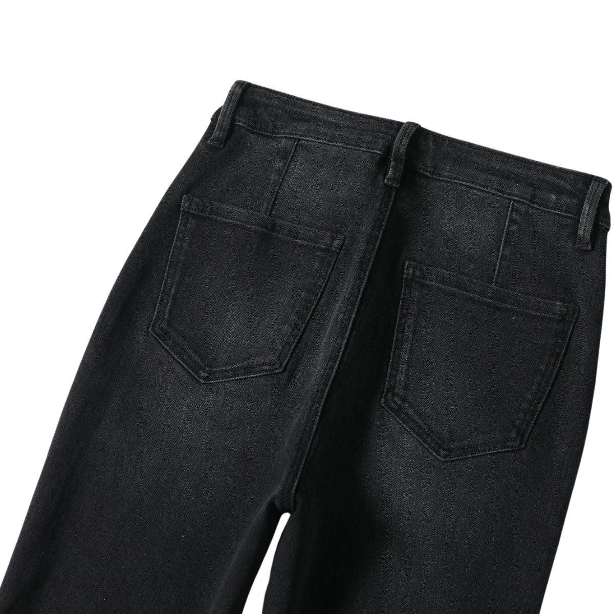 Risen Jeans Pearl-Embellished Embroidered Patchwork Cut-Out Jeans