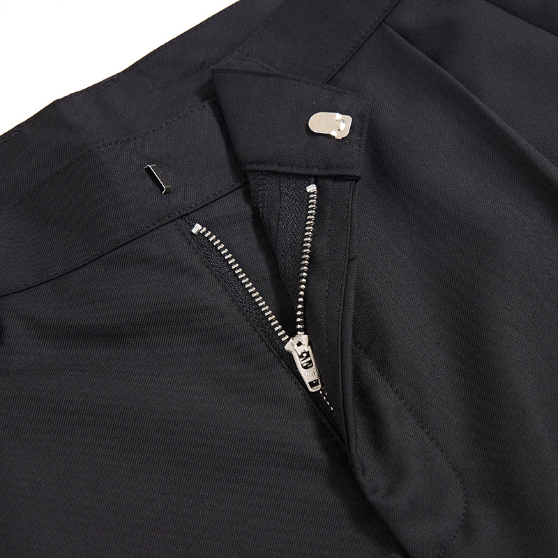 Pantalones anchos plisados