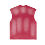 Raw Edge Distressed Muscle Tank 8.55oz