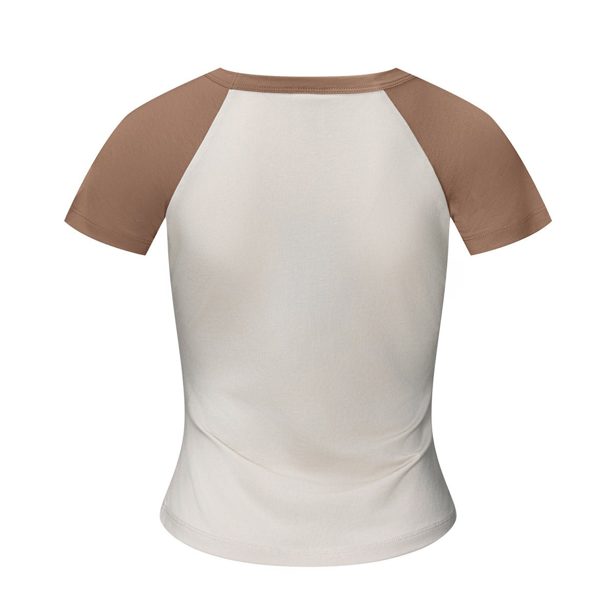Raglan Cotton Pleated-Waist Tee 4.5oz