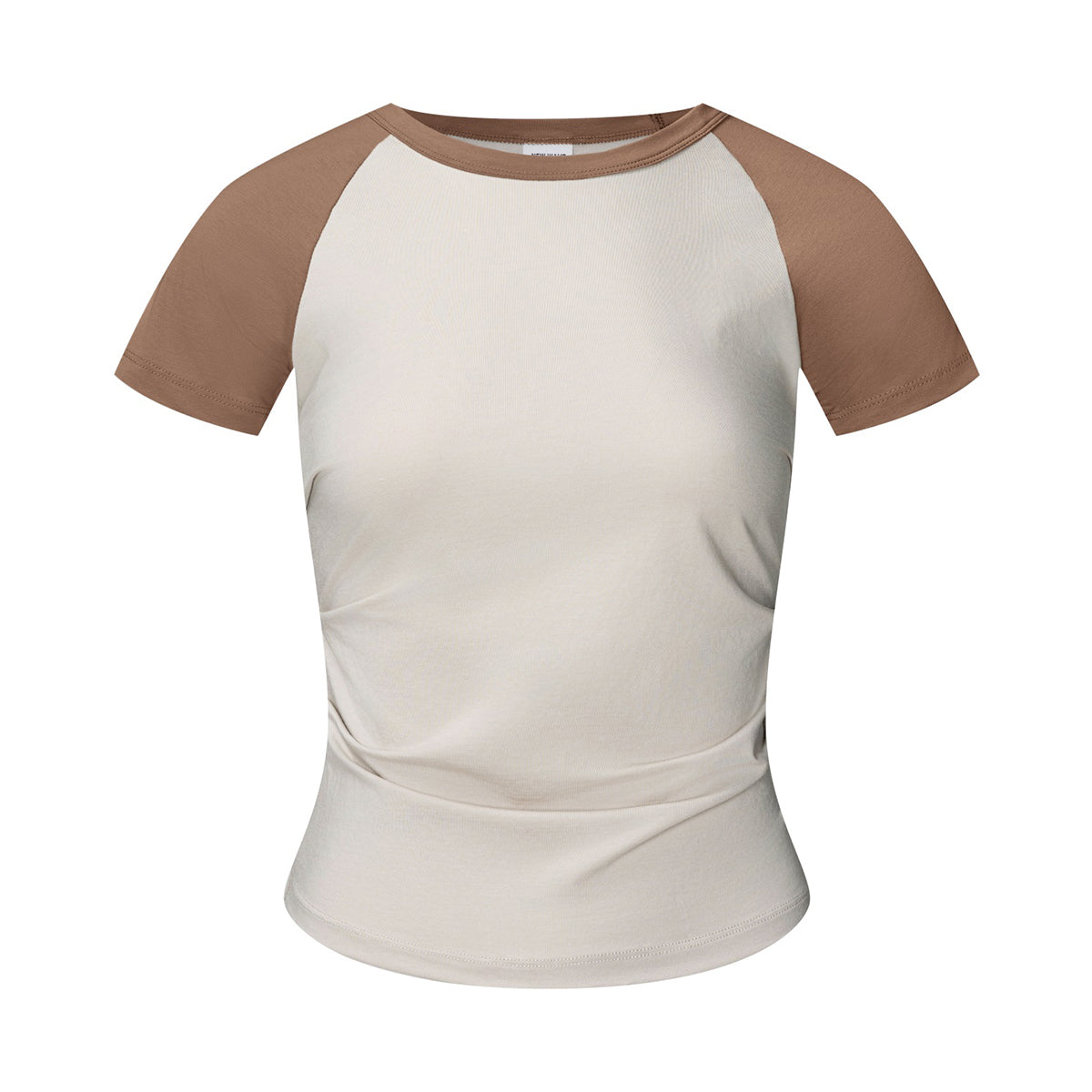 Raglan Cotton Pleated-Waist Tee 4.5oz