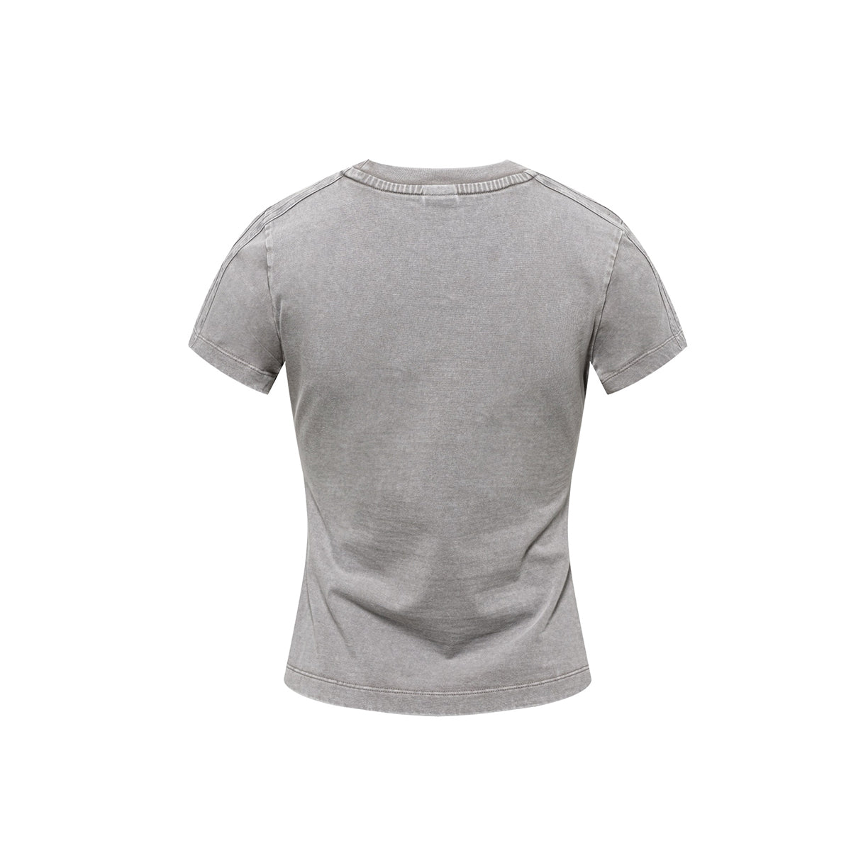 Washed Cotton Pleated Waist Tee 8.55oz