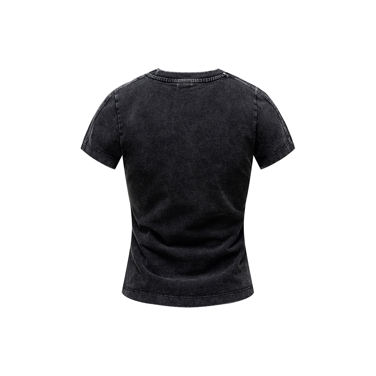Washed Cotton Pleated Waist Tee 8.55oz