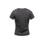Washed Cotton Pleated Waist Tee 8.55oz
