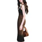 Bodycon Denim Slip Midi Dress