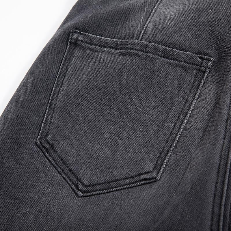 Risen Jeans Pearl-Frog Embroidered Wide-Leg Jeans