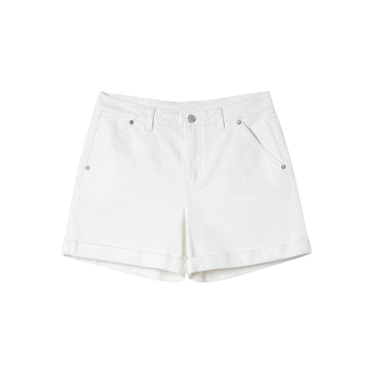 Women's Relaxed Fit Cuffed Denim Shorts