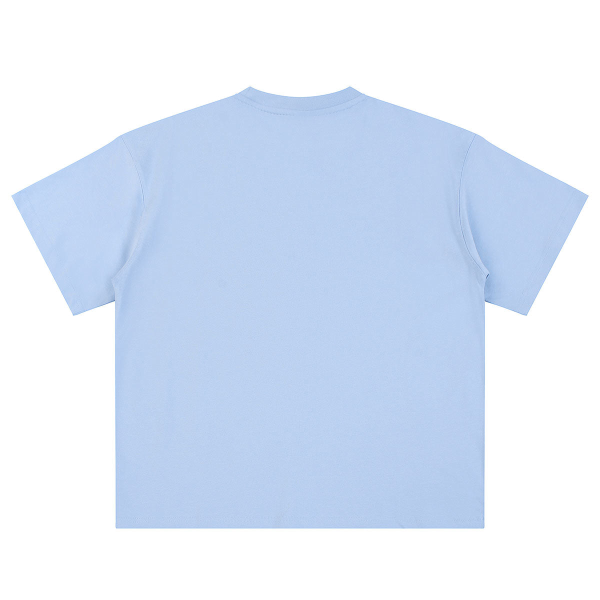 Relaxed Fit Boxy Solid Color Minimal Tee