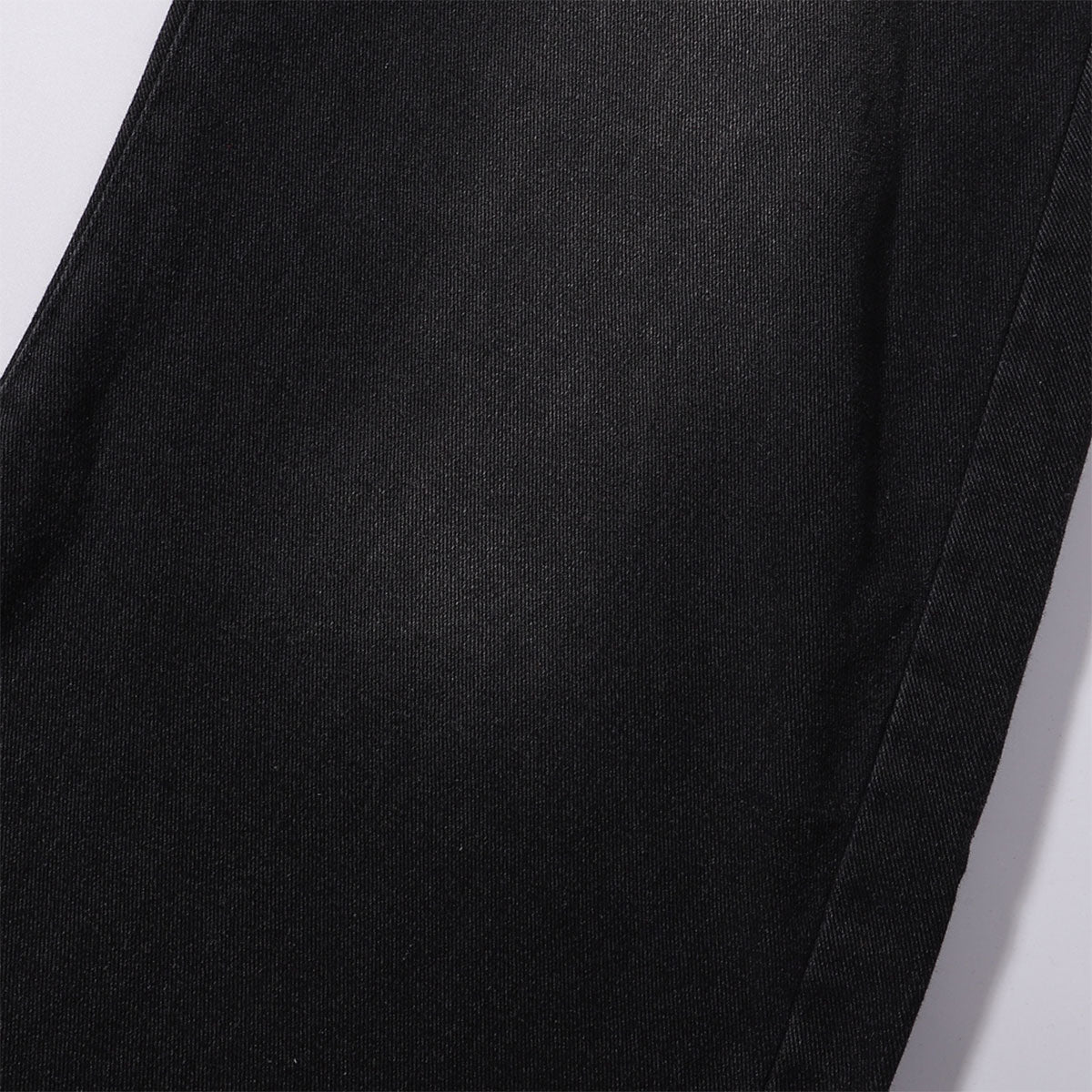 Black Washed Wide Leg Denim Jeans