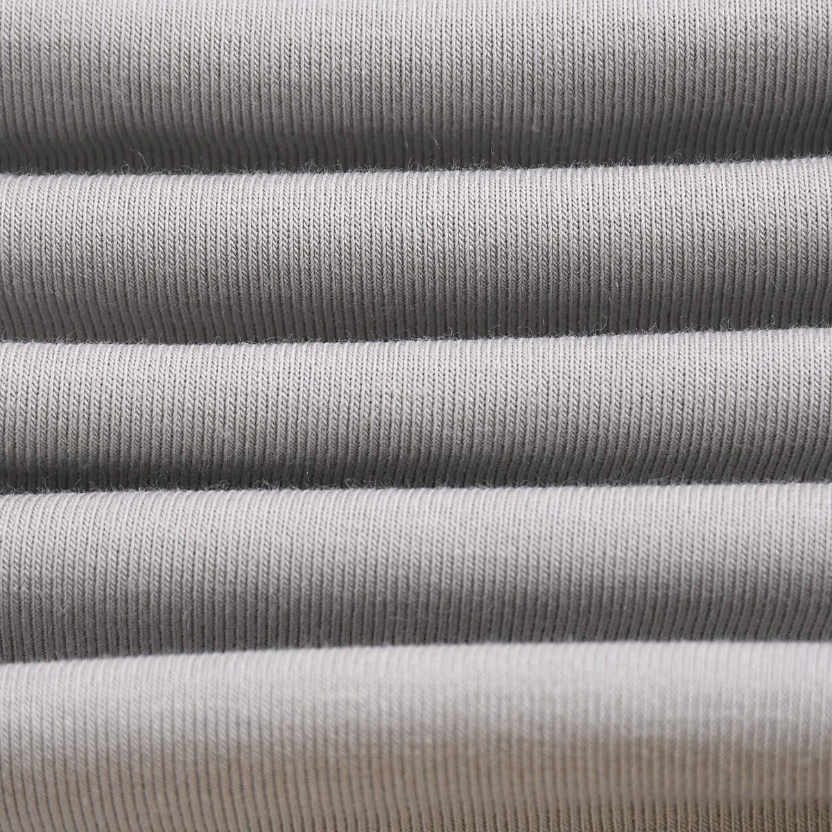 Solid-Color V-Neck Cotton T-Shirt 215gsm