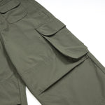 Straight Leg Cargo Cropped Pants
