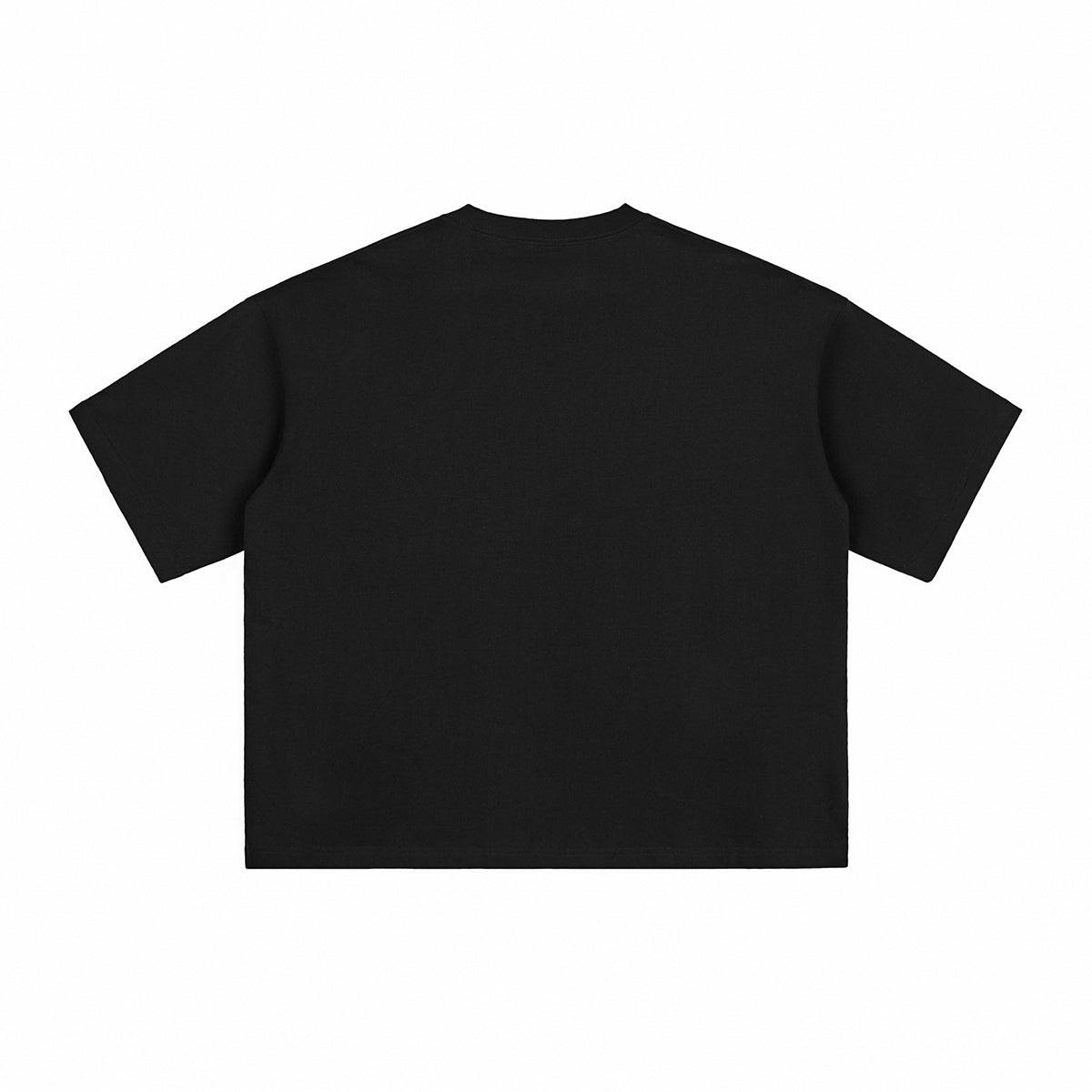 Plain Color Boxy Cotton T Shirt 6.9oz