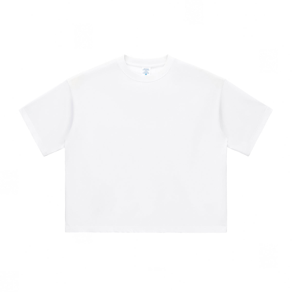 Plain Color Boxy Cotton T Shirt 6.9oz