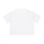 Plain Color Boxy Cotton T Shirt 6.9oz