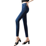 Slim Fit High-Waisted Capri Jeggings