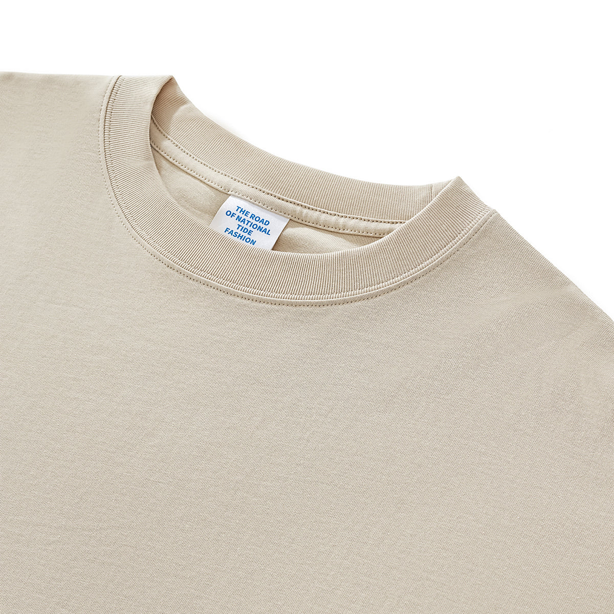 Plain Color Boxy Cotton T Shirt 6.9oz