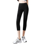 Slim Fit High-Waisted Capri Jeggings