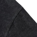 Patchwork Asymmetrical Hem T Shirt 7.8oz