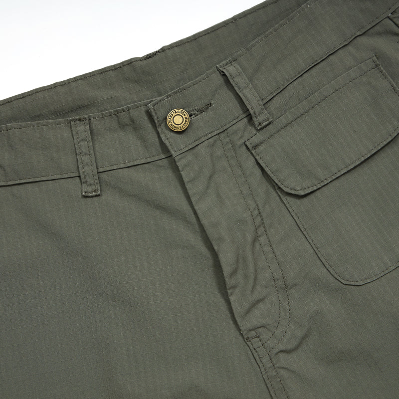 Straight Leg Cargo Cropped Pants