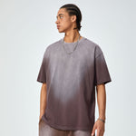 Camiseta holgada lavada con degradado de 7.5 oz