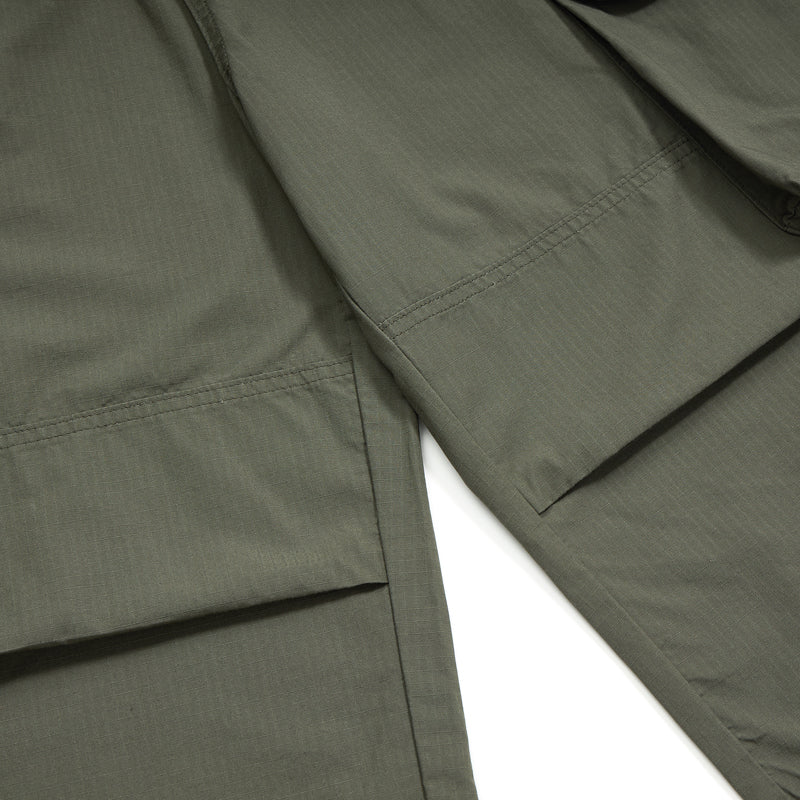Straight Leg Cargo Cropped Pants