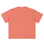 Relaxed Fit Boxy Solid Color Minimal Tee