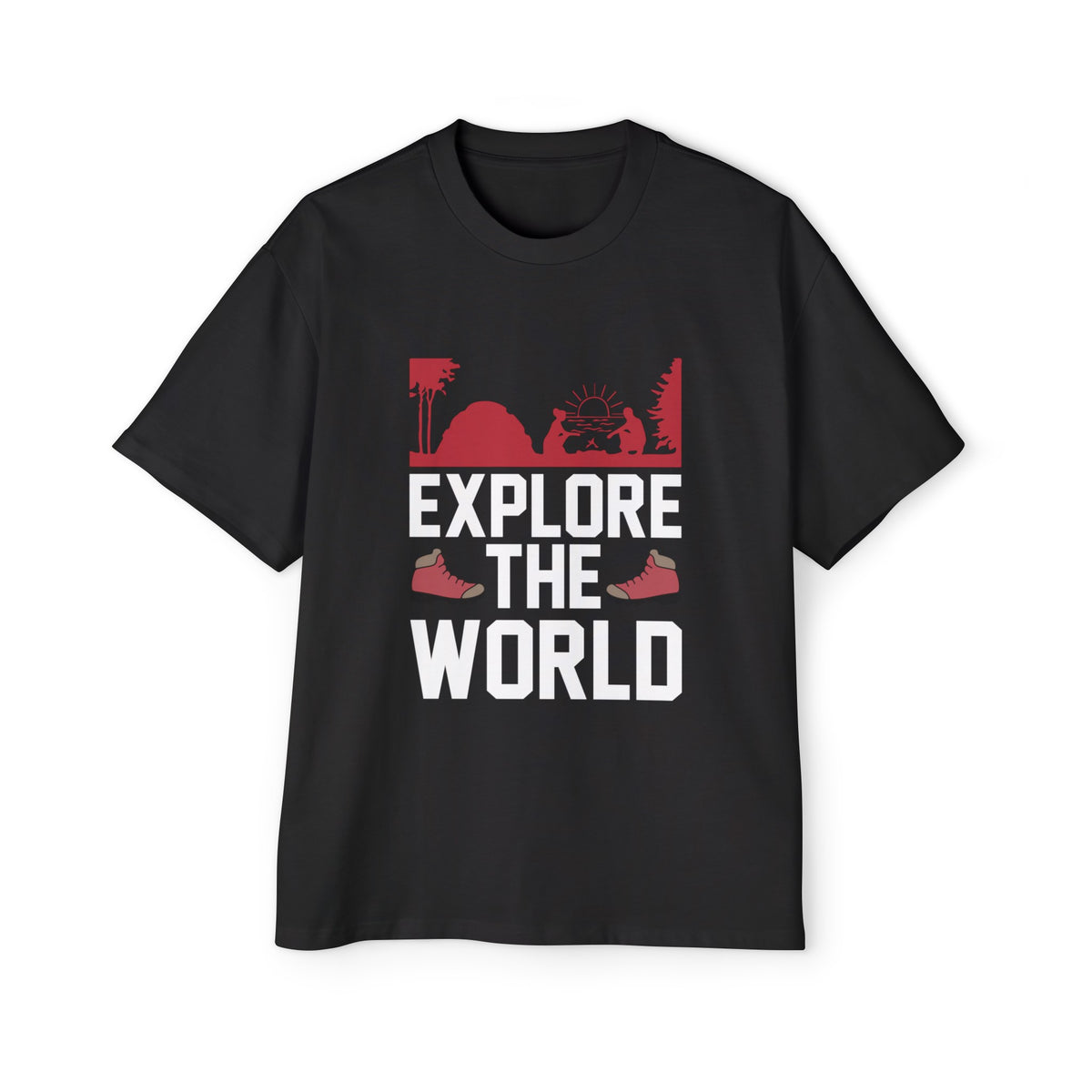 Explore The World Graphic Tee-INNBLAC Fashion Apparel