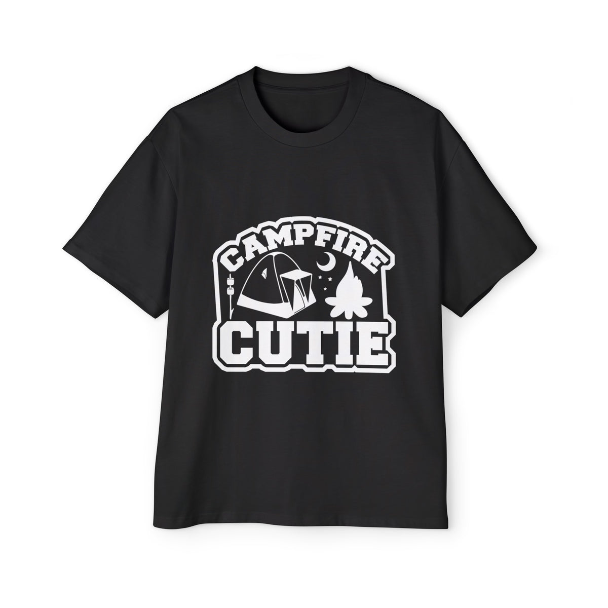 Campfire Cutie Graphic Tee-INNBLAC Fashion Apparel