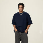 Solid Color Crew Neck Basic Tee 7.2oz